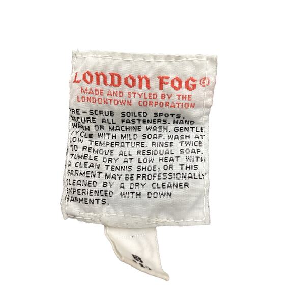 Vintage London Fog Coat Women’s Size 6 Removable Feather Filled Lining Hoodless - Picture 8 of 8